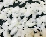 炒めし●コチジャンの玉ねぎチャーハン作り方1写真