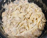 キノコのクリームパスタ作り方6写真