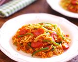 レンジで★ナポリタン風ごはん作り方6写真