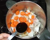 豚肉大根キムチ煮物♪簡単作り方5写真