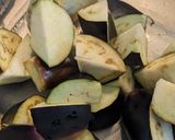 簡単なすと豚肉のしょうが炒め作り方1写真