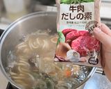 おでんの残り汁で煮込みうどん作り方8写真