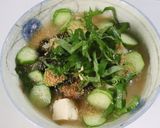 夏にさっぱり★美味★簡単★冷やしみそ汁作り方2写真