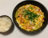 あんかけなし!贅沢具沢山かに玉作り方5写真