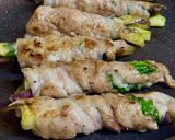 なすの豚肉巻きのネギダレ乗せ〜♪作り方5写真