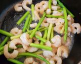 アスパラとエビのマヨ醤油炒め作り方5写真