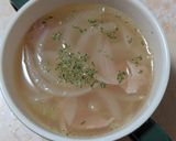 簡単★玉ねぎとベーコンのコンソメスープ作り方5写真