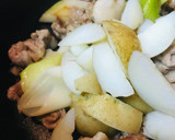 豚こまぎれ肉と長ネギの肉じゃが炒め煮作り方2写真