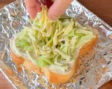 キャベたまチーズごちそうトースト🍞作り方3写真