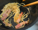 簡単☆弁当！エノキとベーコンの醤油炒め作り方2写真