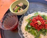 疲労回復♡お昼ごはん♡カリカリ梅そうめん作り方2写真