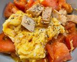 トマトと卵の中華炒め⭐︎ハム入り作り方6写真