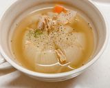 玉ねぎ丸ごとスープ作り方4写真