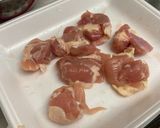 鶏ももとナスの甘辛卵とじ作り方8写真