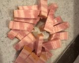 芽キャベツとベーコンのペペロンチーノ作り方1写真