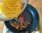 イベリコ豚のパンチェッタカルボナーラ作り方7写真
