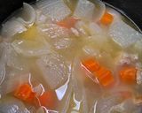 夏バテ防止に🍉中華風とうがんスープ作り方6写真