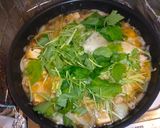 三つ葉たっぷり厚揚げ入り親子丼作り方7写真