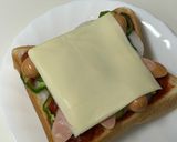 厚切りパンでピザトースト作り方2写真
