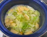 豆腐と油揚げの味噌汁（カボチャ使用）作り方4写真