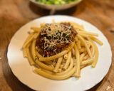 ギリシャ風ミートソースとマカロニパスタ作り方12写真