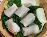 青梗菜と鶏の一口蒸し餃子作り方4写真