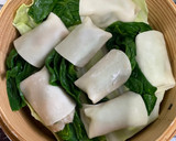青梗菜と鶏の一口蒸し餃子作り方4写真