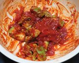 簡単マグロ切り落としとアボカドのユッケ丼作り方4写真