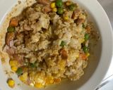 全てレンジ簡単洋風梅ウスター炒飯弁当作り方12写真