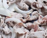 ポークチャップ(豚肉のケチャップ炒め)調味料3つ作り方2写真