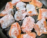 鮭と長芋の照りマヨ焼き作り方3写真