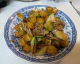厚揚げと、豚肉の、生姜焼き作り方4写真
