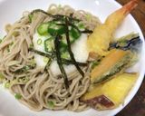 旬の夏野菜の天ぷらで♪とろろオクラぶっかけ蕎麦作り方6写真