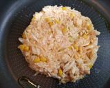 節約簡単昼食！豚厚揚げコーンキャベツ焼き作り方7写真