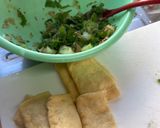 ネギ味噌入りの揚げ作り方1写真