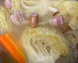 根菜ポトフ　焼きキャベツ入り作り方2写真