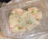 カニかま＆はんぺん＆枝豆の春巻き作り方2写真