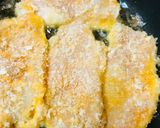 鶏胸肉の揚げ焼き一口チーズチキンカツ作り方1写真