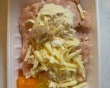 チーズ入り鶏団子とキャベツの蒸し煮作り方1写真