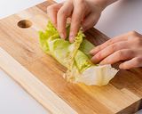 モッツァレラのレタス肉巻き　カレー風味作り方6写真