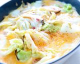 簡単おつまみ【白菜漬けの卵とじ】作り方4写真