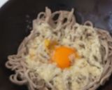 茹で蕎麦deカルボナーラ風アレンジ作り方3写真