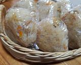 冷凍あさりと椎茸の炊き込みおにぎり作り方6写真