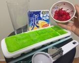 クリームソーダかき氷作り方1写真