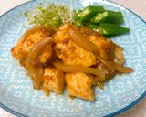 ささみと玉ねぎの醤油麹ショウガ焼き作り方7写真