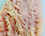 私の 油淋鶏作り方1写真