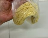 【災害食】ポリ袋でつくるパスタのゆで方作り方2写真