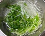 大根と水菜のレンチン和え♪作り方1写真