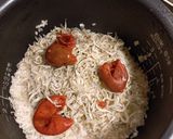 じゃこと梅の炊き込みご飯作り方1写真