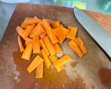 ごぼう、蒟蒻、ミンチの炒め煮作り方2写真